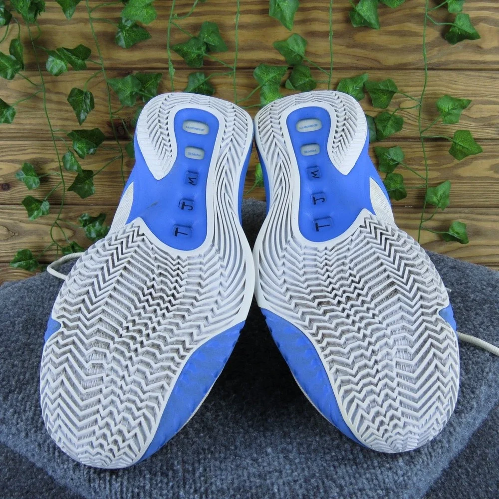 Nike Zoom Hyperrev 2014 Men's 15 White Blue‎ Zoom Basketball Shoes